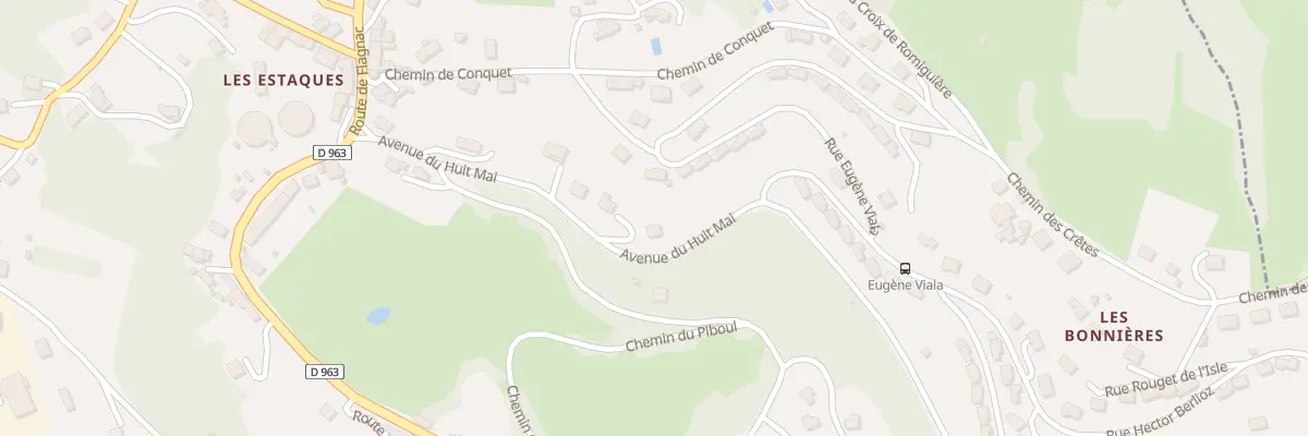 Plan du 269 Av du Huit Mai à Decazeville