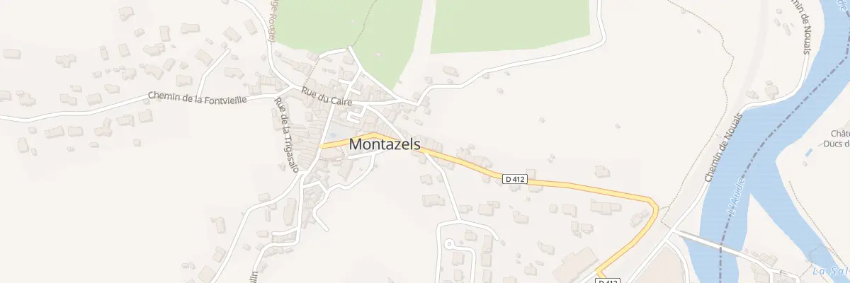 Plan du 30 Le Village à Montazels