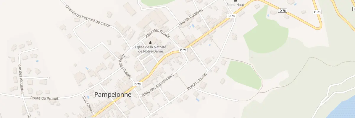 Plan du 10 Av de Thuriès à Pampelonne
