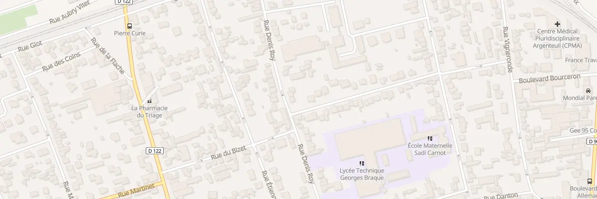Plan du 78 Rue Denis Roy à Argenteuil