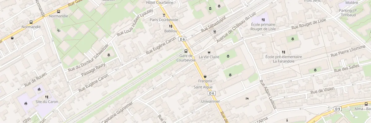 Plan du 83 Rue De Bezons à Courbevoie