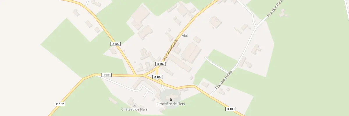 Plan du 2 Rue Principale à Flers