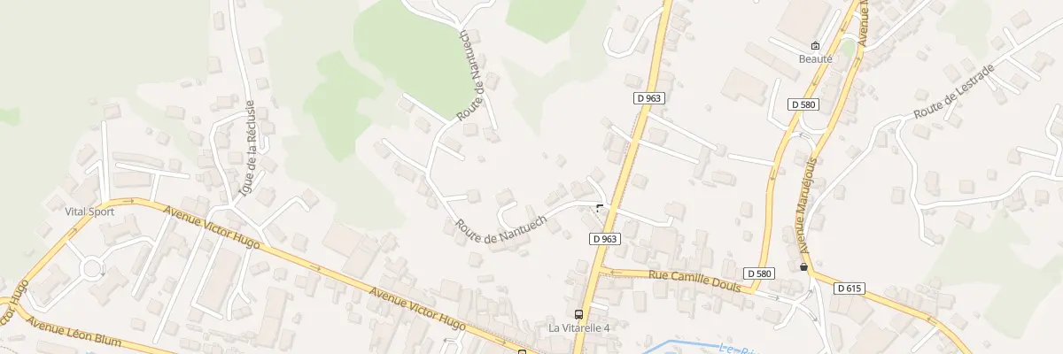 Plan du 60 Rte de Nantuech à Decazeville
