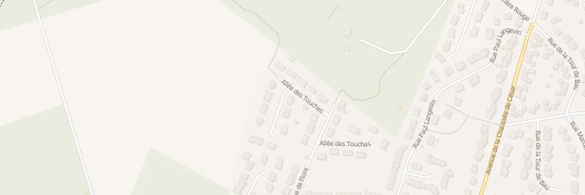 Plan du 7 All des Touches à Saint-Florent-sur-Cher