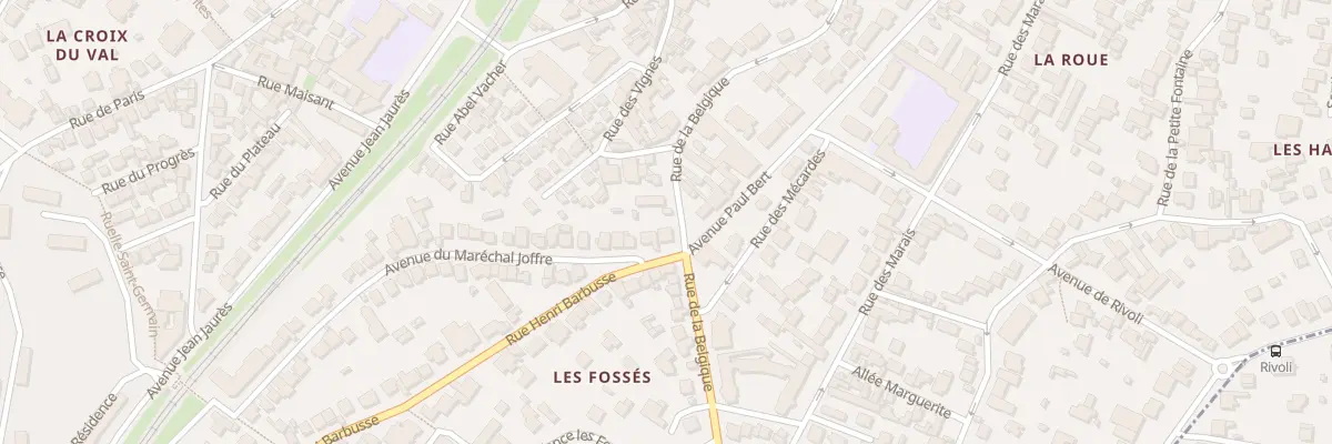 Plan du 42 Rue de la Belgique à Meudon
