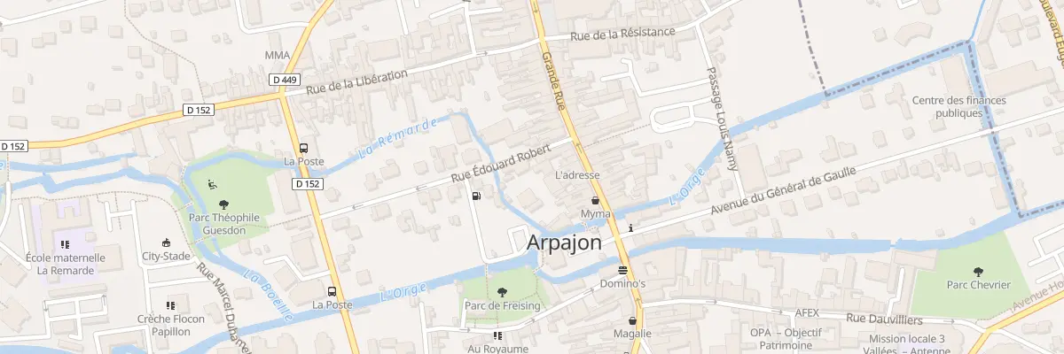 Plan du 52 Gr Grande Rue à Arpajon