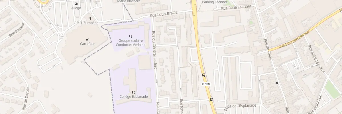 Plan du 52 Rue Jonnart à Saint-Omer