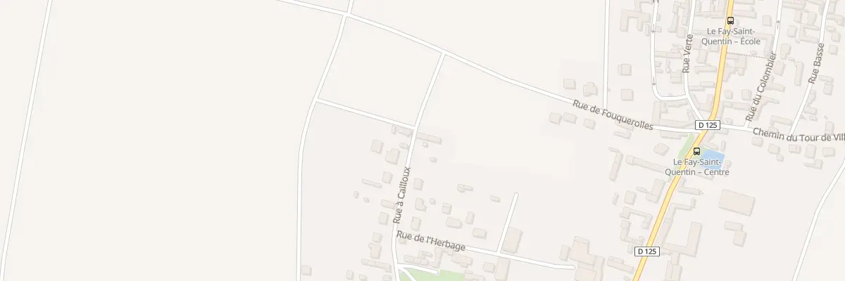 Plan du 12 Rue à Cailloux au Fay-Saint-Quentin
