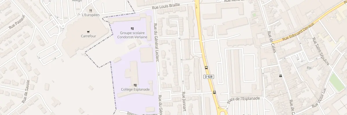 Plan du 46 Rue Jonnart à Saint-Omer