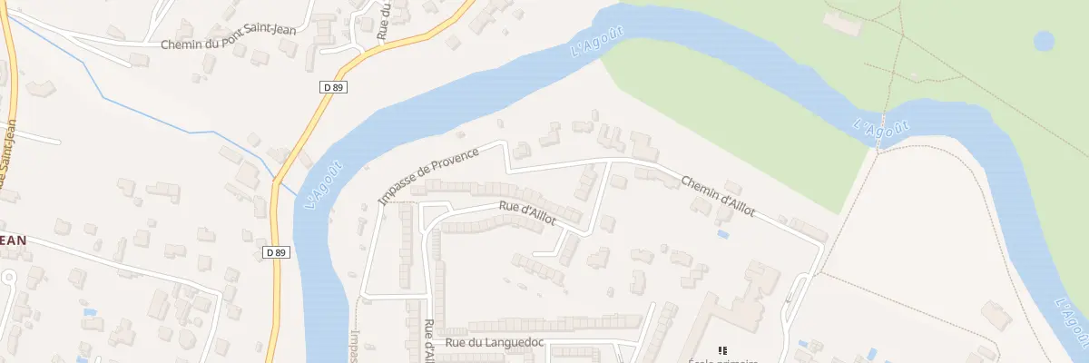 Plan du 105 Rue d’Aillot à Castres