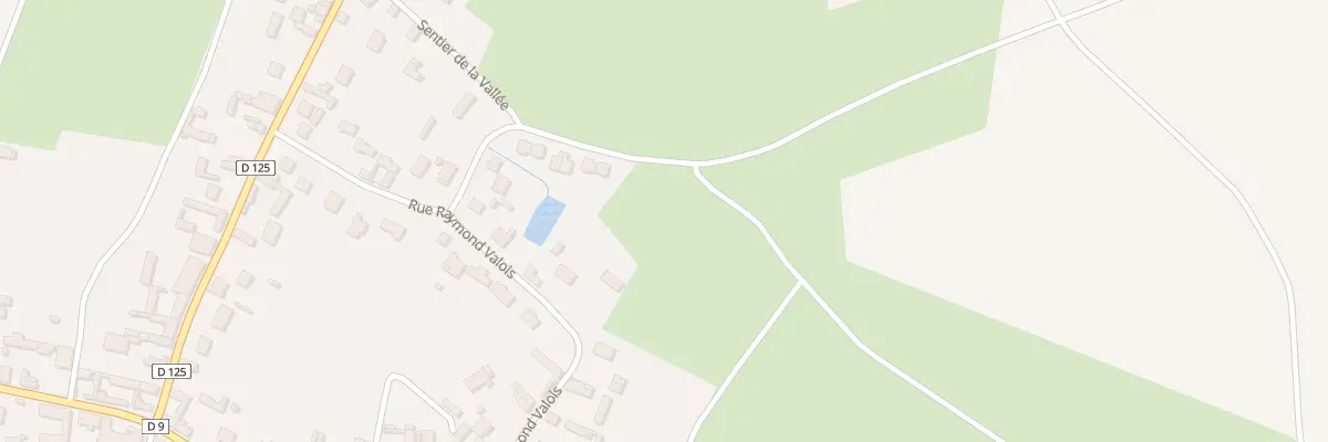 Plan du 18 Rue Raymond Valois à Haudivillers
