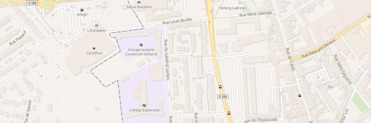 Plan du 56 Rue Jonnart à Saint-Omer