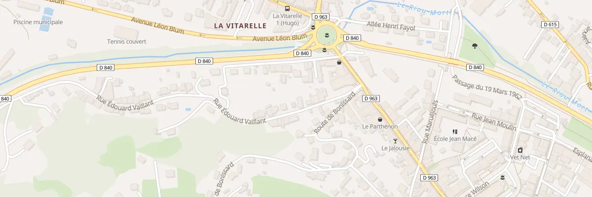 Plan du 6 Rue Edouard Vaillant à Decazeville