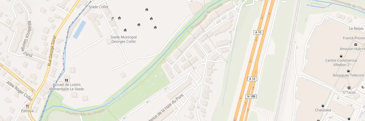 Plan du 8 Rue des Chênes à Villebon-sur-Yvette