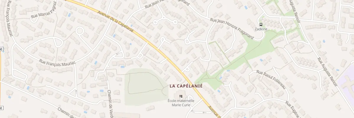 Plan du 105 Av de la Capélanié à Castres