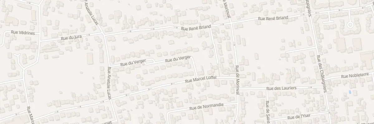 Plan du 5 Rue du Verger à Argenteuil