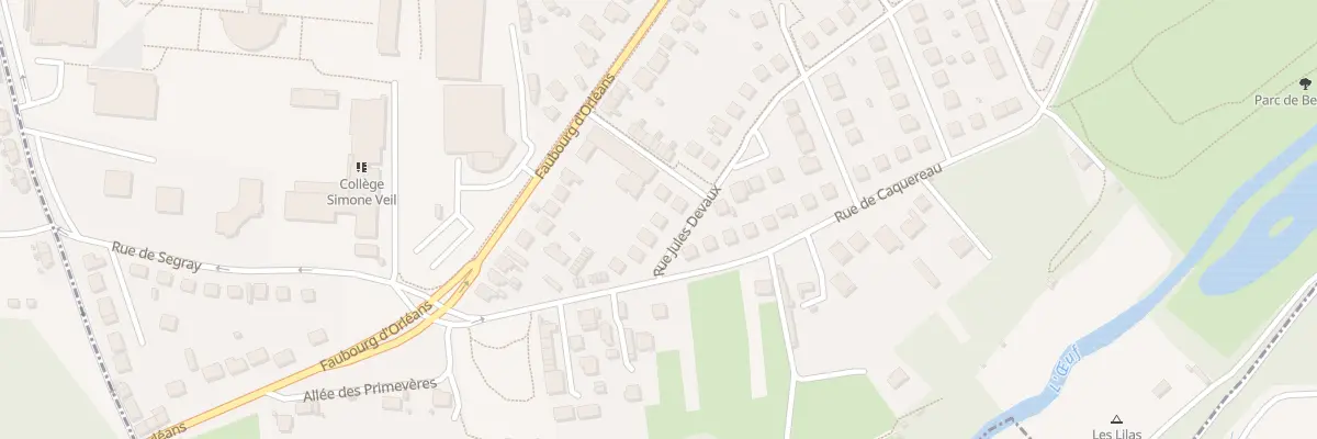 Plan du 36 Rue Jules Devaux à Pithiviers
