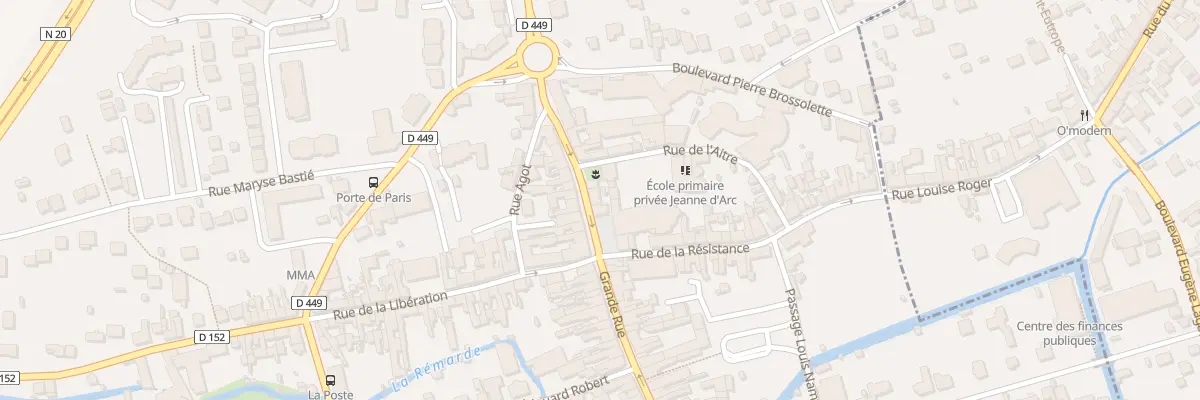 Plan du 15 Gr Grande Rue à Arpajon