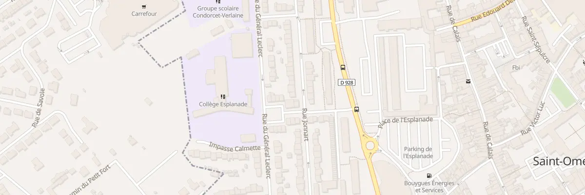 Plan du 28B Rue Jonnart à Saint-Omer
