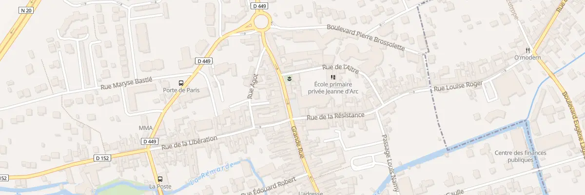 Plan du 17 Gr Grande Rue à Arpajon