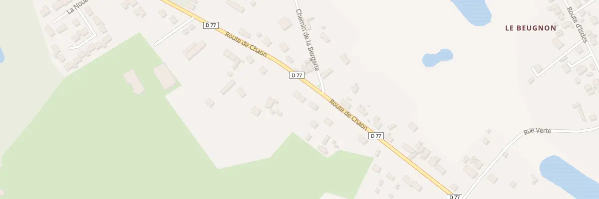 Plan du 49B Rte de Chaon à Brinon-sur-Sauldre