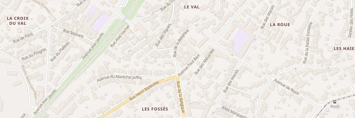 Plan du 49 Rue de la Belgique à Meudon