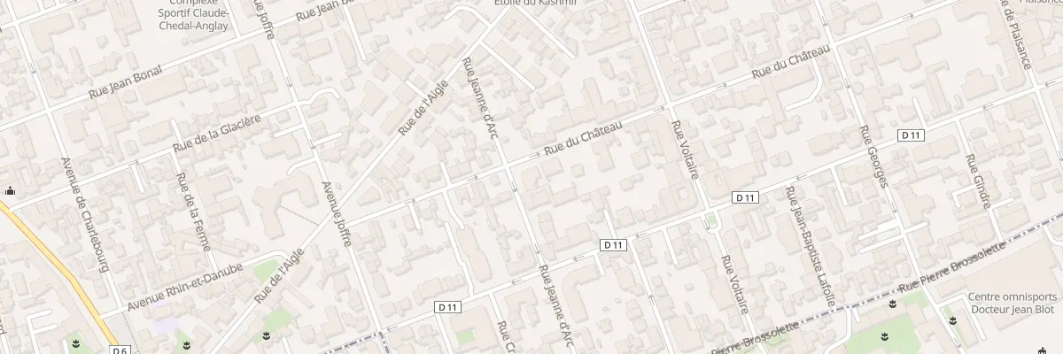 Plan du 57 Rue du Château à La Garenne-Colombes
