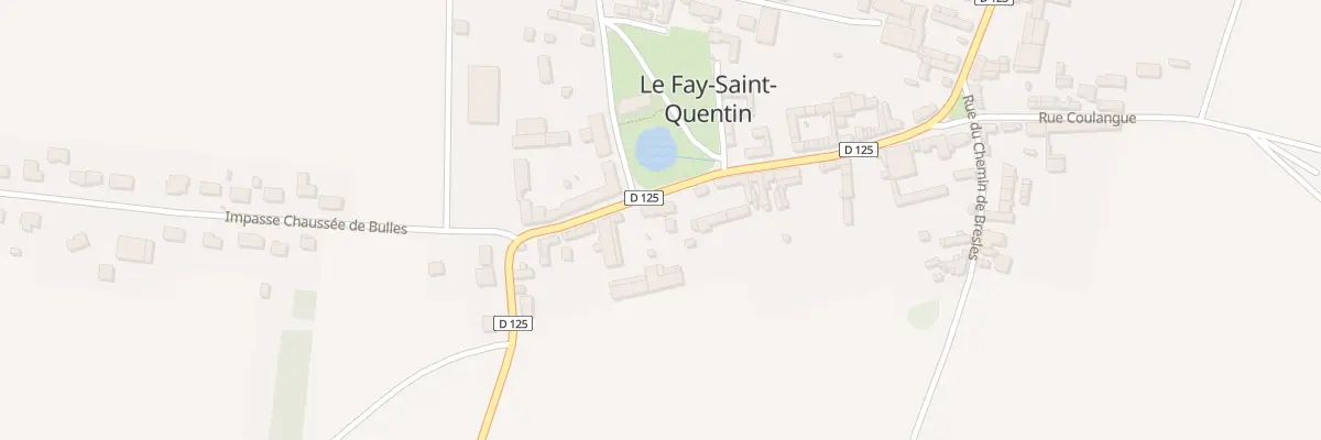 Plan du 10 Pl de la Franche Mare au Fay-Saint-Quentin