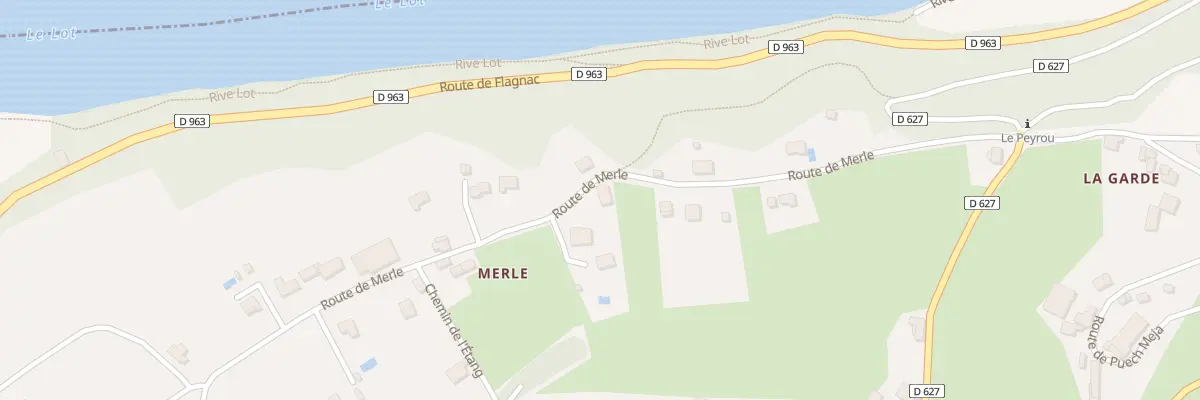 Plan du 5162 Merle à Flagnac