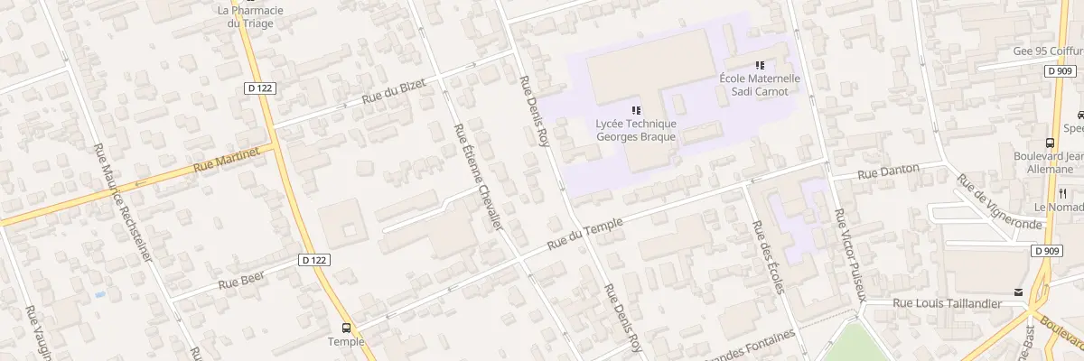Plan du 33 Rue Denis Roy à Argenteuil