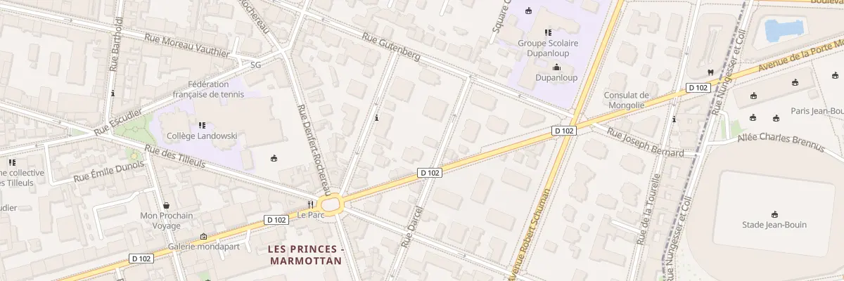 Plan du 15B Rue Darcel à Boulogne-Billancourt