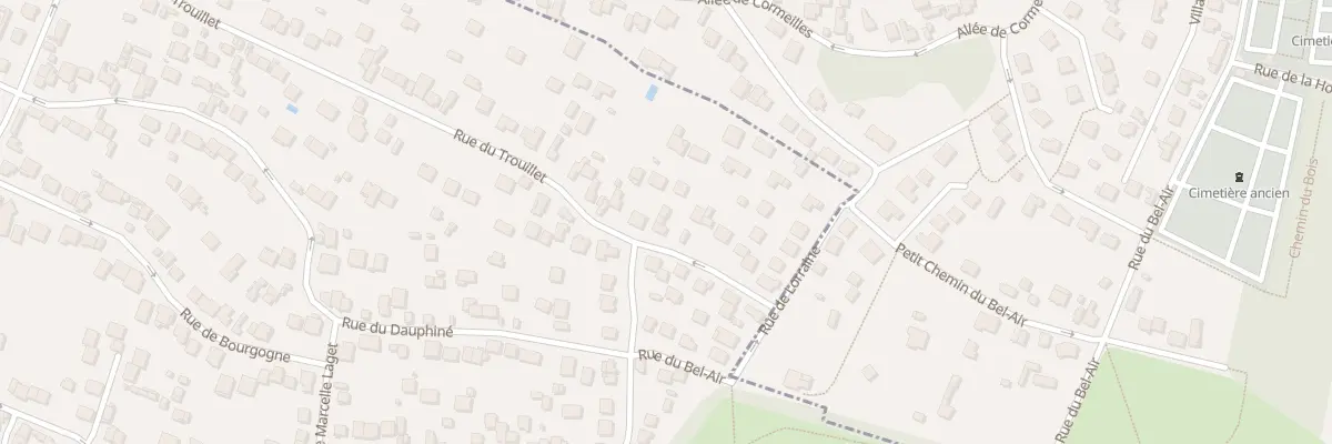 Plan du 12T Rue du Trouillet à Argenteuil