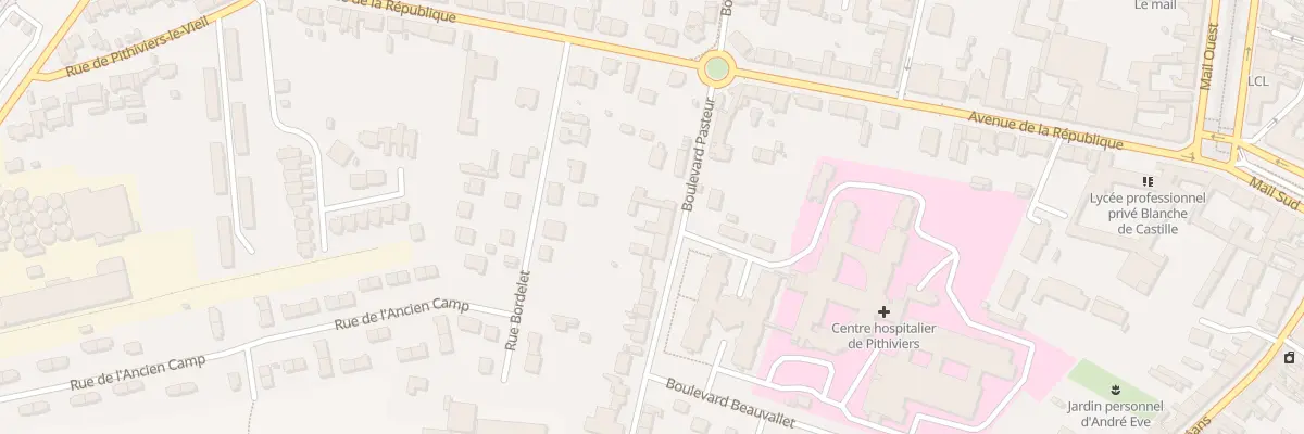 Plan du 4B Bd Pasteur à Pithiviers