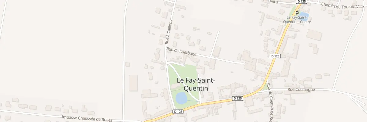Plan du 112 Pl de la Franche Mare au Fay-Saint-Quentin