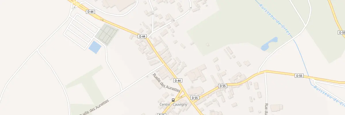 Plan du 10 Rue de Noailles à Cauvigny