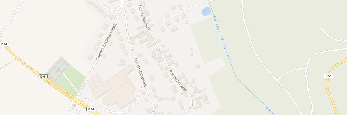 Plan du 24 Rue de Fercourt à Cauvigny
