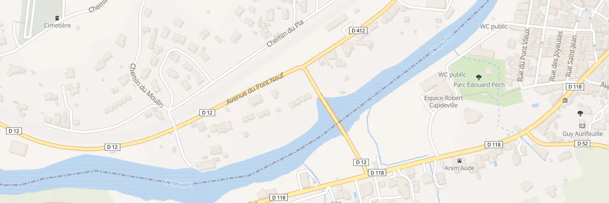 Plan du 23 Av du Pont Neuf à Montazels