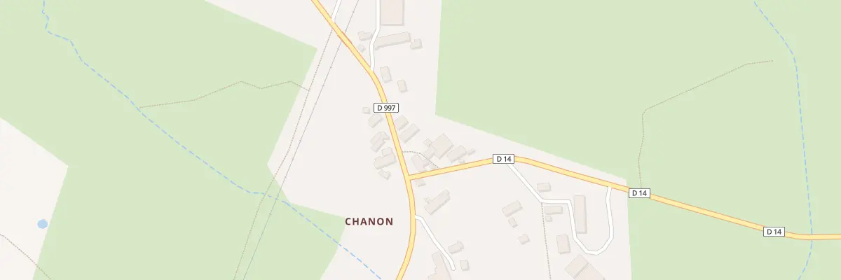 Plan du 11 Chanon à Toulx-Sainte-Croix