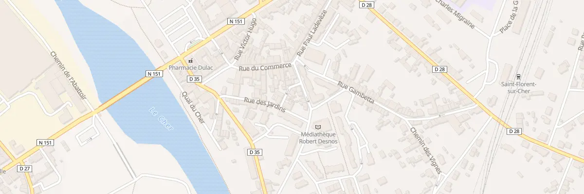 Plan du 4 Rue Traversière à Saint-Florent-sur-Cher