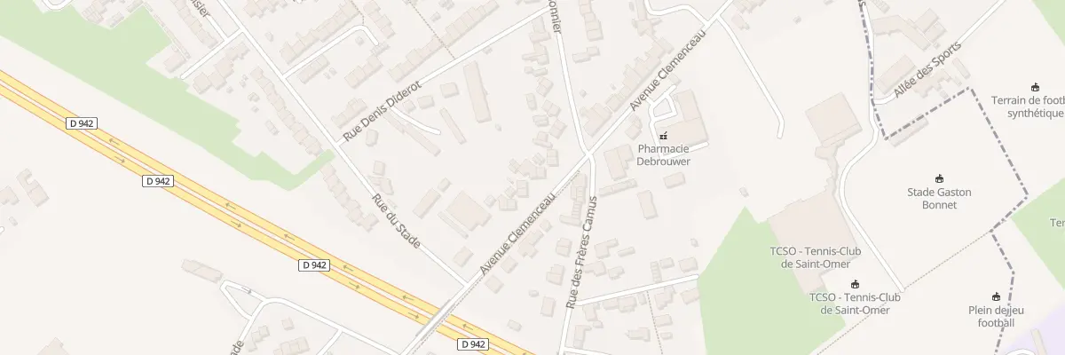 Plan du 54 Av Clemenceau à Longuenesse
