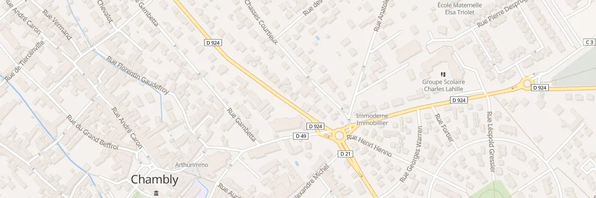 Plan du 68 Av de Verdun à Chambly