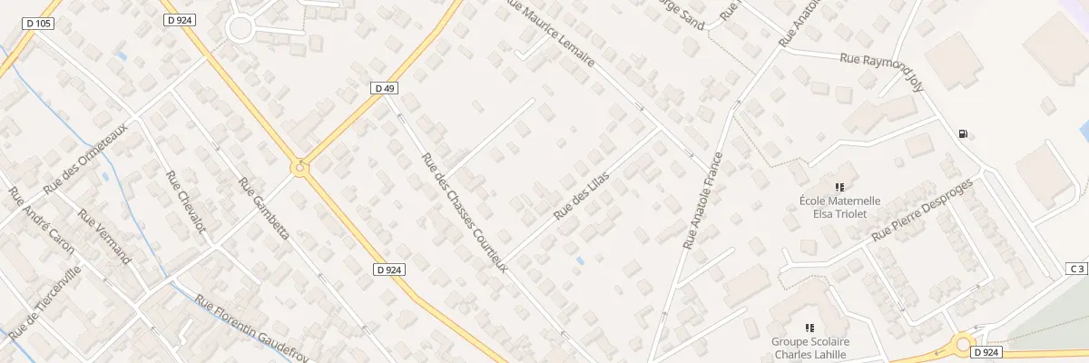 Plan du 75 Rue des Lilas à Chambly