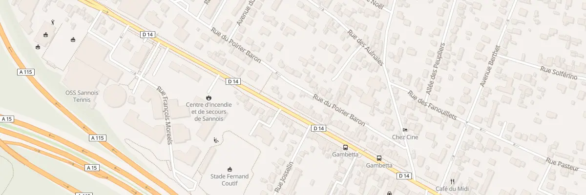 Plan du 46 Bd Gambetta à Sannois