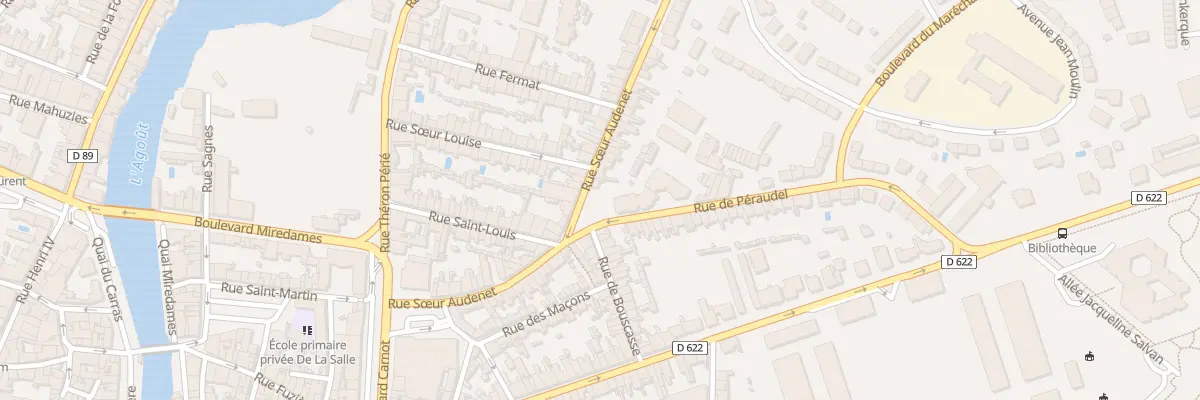 Plan du 40 Rue Soeur Audenet à Castres