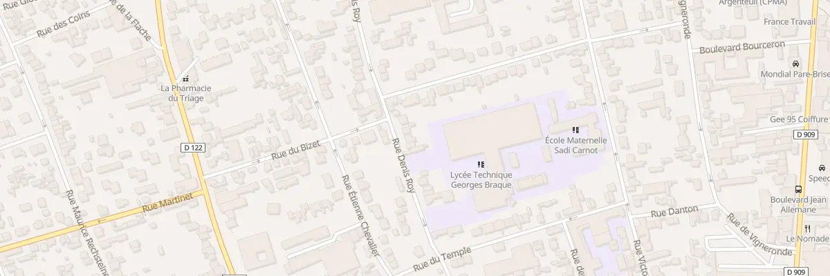 Plan du 66 Rue Denis Roy à Argenteuil
