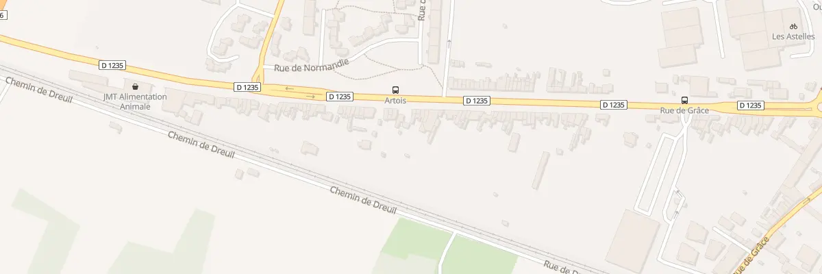Plan du 579 Rue d’Abbeville à Amiens