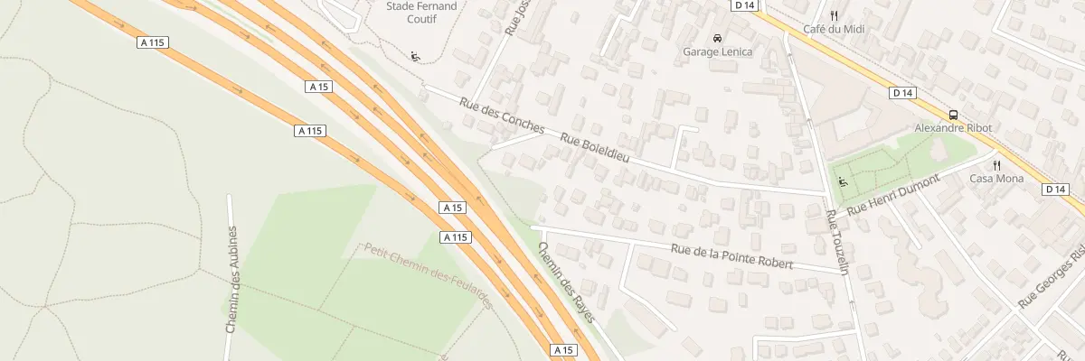 Plan du 45 Rue Boieldieu à Sannois