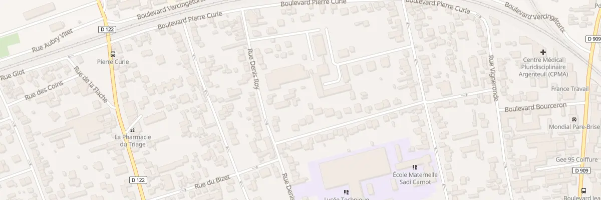Plan du 84 Rue Denis Roy à Argenteuil
