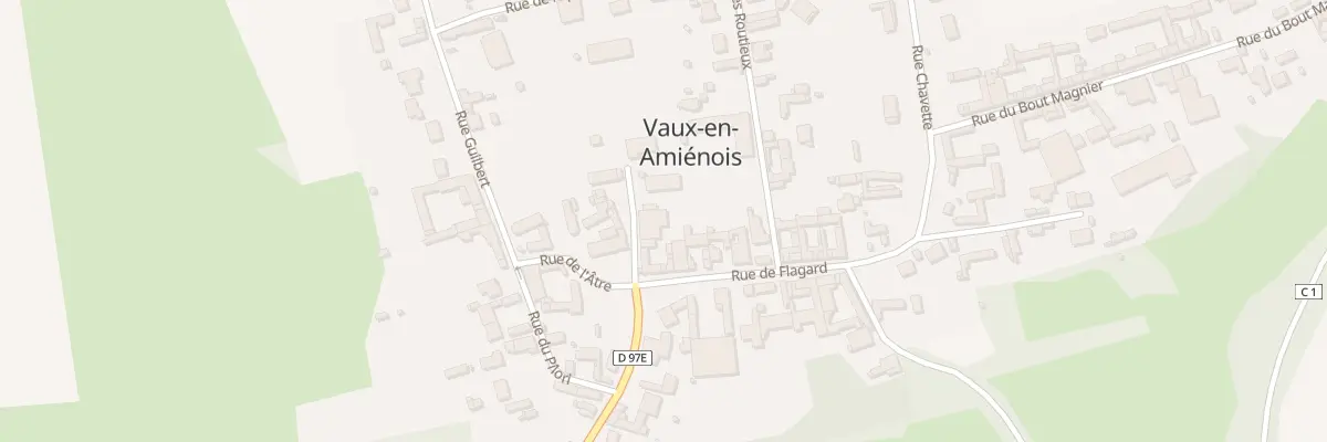Plan du 1 Rue de Flagard à Vaux-en-Amiénois