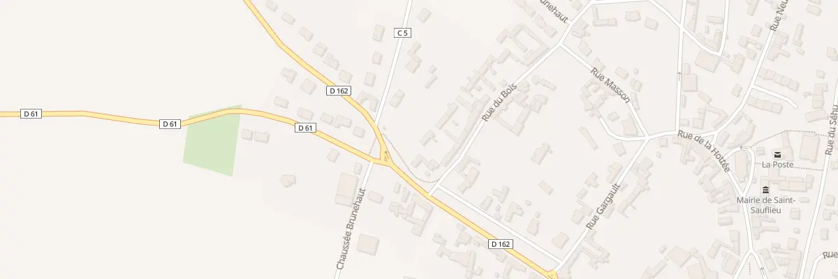 Plan du 30 Rue du Bois à Saint-Sauflieu